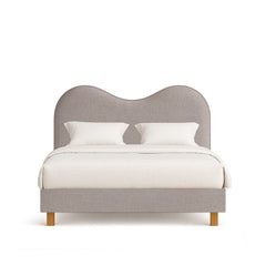 Cliveden | 4ft Small Double | Double-Humped | Shaped Upholstered Headboard