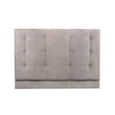 Alston | UK Double 4ft 6 | Rectangular with 12 Button Detail | Upholstered Headboard