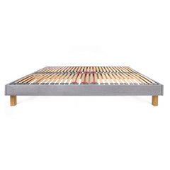 Goring European Double 140cm Upholstered Bed Frame with Interchangeable Bed Legs