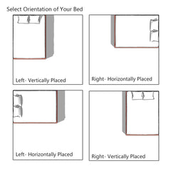 Megaro Corner Upholstered Bed Frame