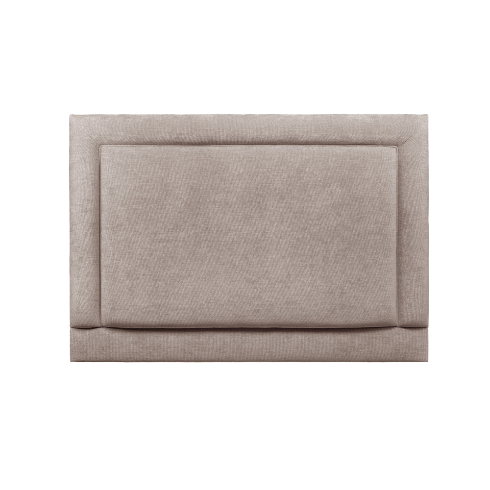 Coniston | Small Double 4ft | Rectangular Design with Piped Border | Upholstered Headboard