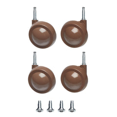 Metal Shepherd Ball Casters / Castors - Beige - Various Fittings