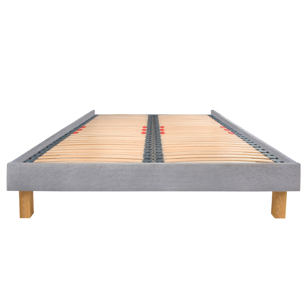 Dilly 3 Sided 5ft King size Upholstered Bed Frame with Interchangeable Legs