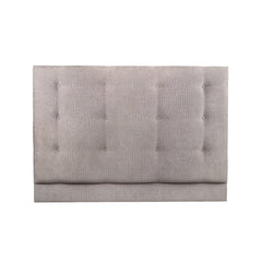 Alston | UK Double 4ft 6 | Rectangular with 12 Button Detail | Upholstered Headboard