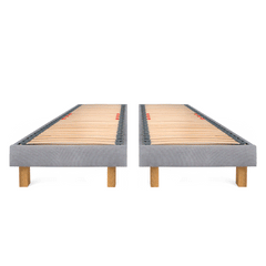 Goring | 5ft UK King Size | Upholstered Bed Frame Set | Zip and Link