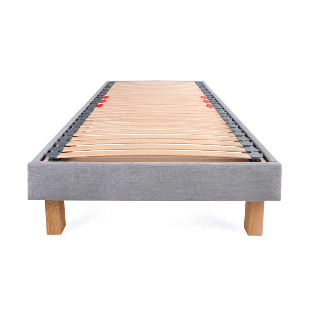 European Goring 80cm Small Single Upholstered Bed Frame with Interchangeable Bed Legs