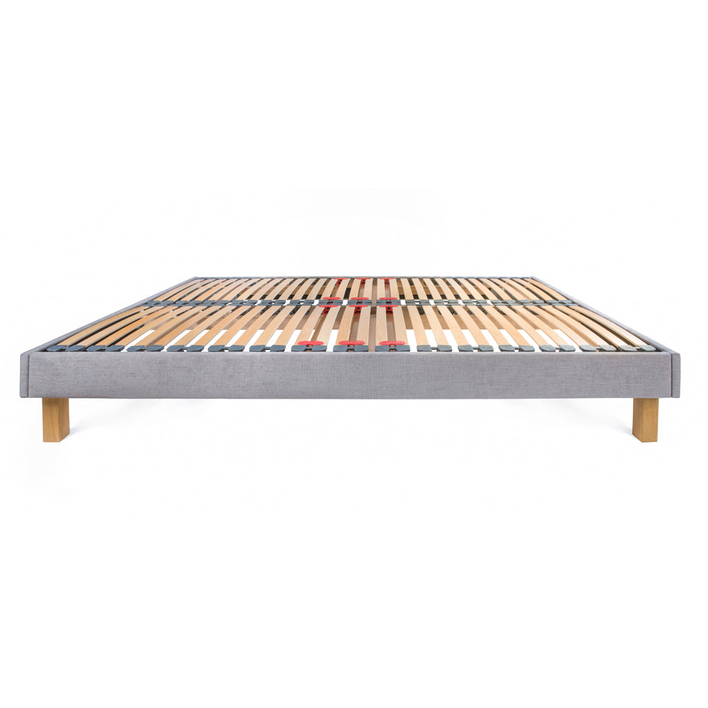 Goring European Double 140cm Upholstered Bed Frame with Interchangeable Bed Legs