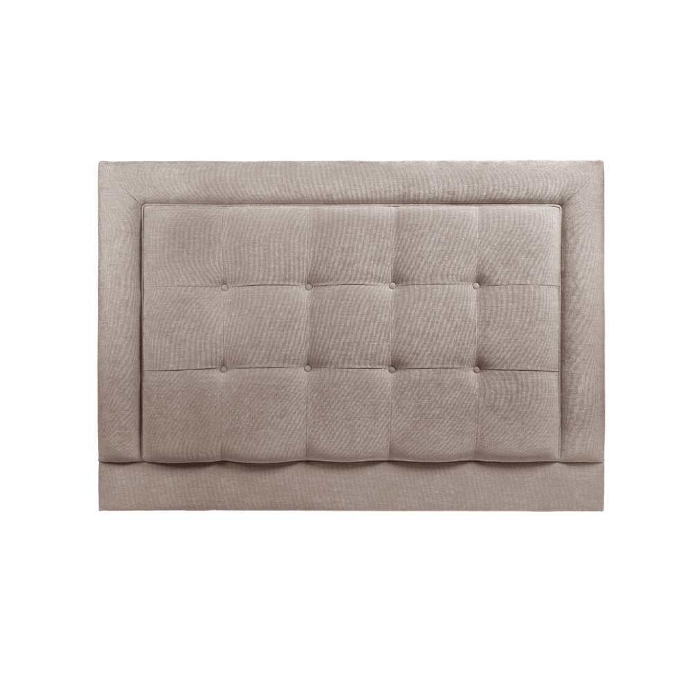 Dufton | Upholstered Headboard | Buttoned Squares with Piped Border