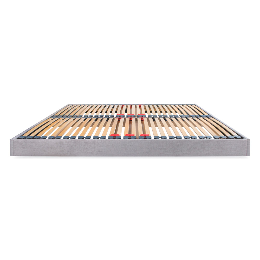Hempel European Double 140cm Low Platform Upholstered Bed Frame