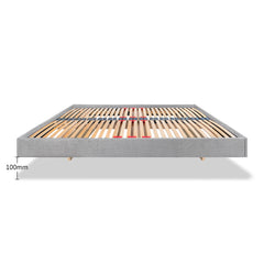 Lalit 4ft 6 Double Floating Upholstered Bed Frame