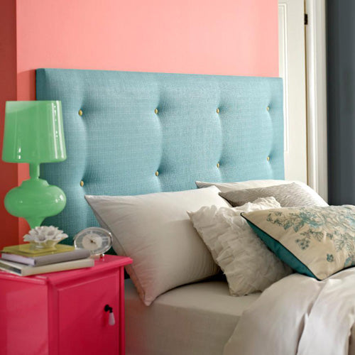 Eskdale | Small Double 4 ft | Buttoned Rectangular | Upholstered Headboard
