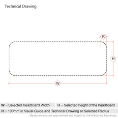Bowood | Rounded Corner | Upholstered Headboard