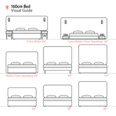 Bowood | European 160cm | Rounded Corner | Upholstered Headboard