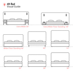 Bowood | 6ft Super King | Rounded Corner | Upholstered Headboard